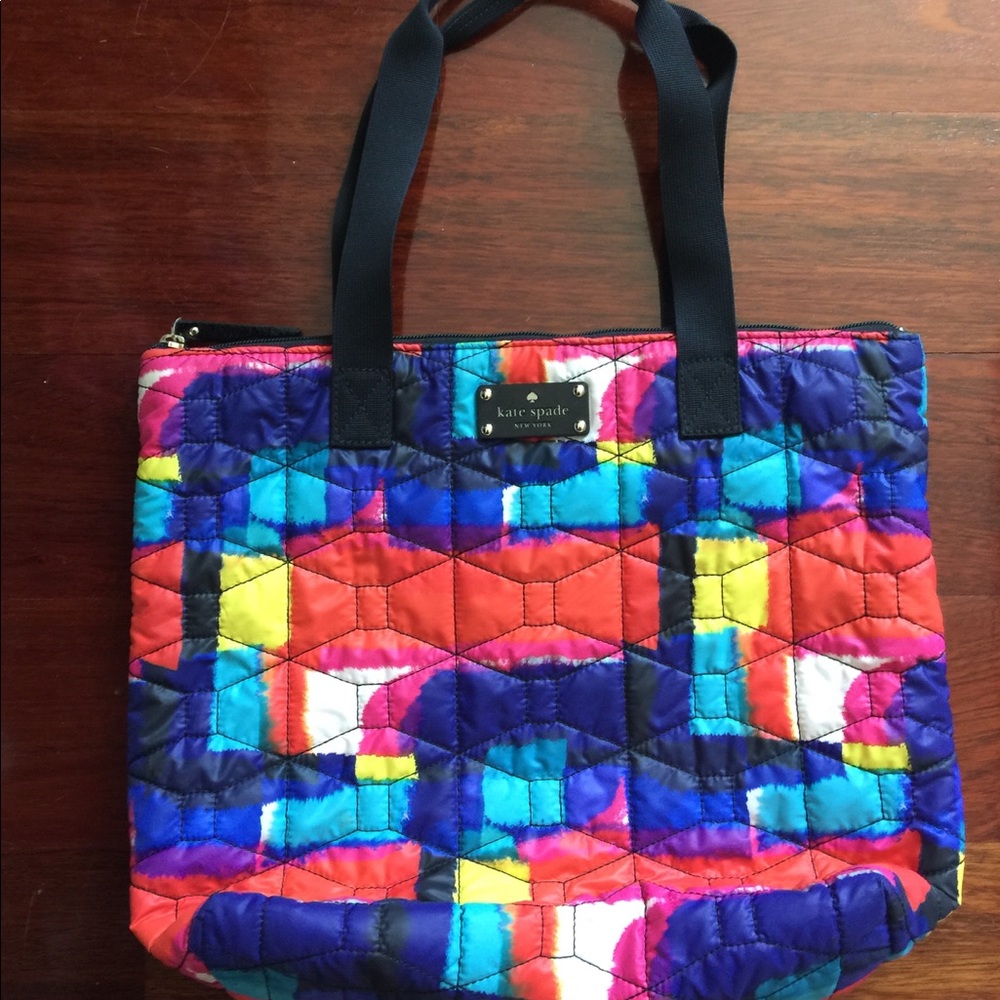 Kate Spade embroidered bon shopper exc!